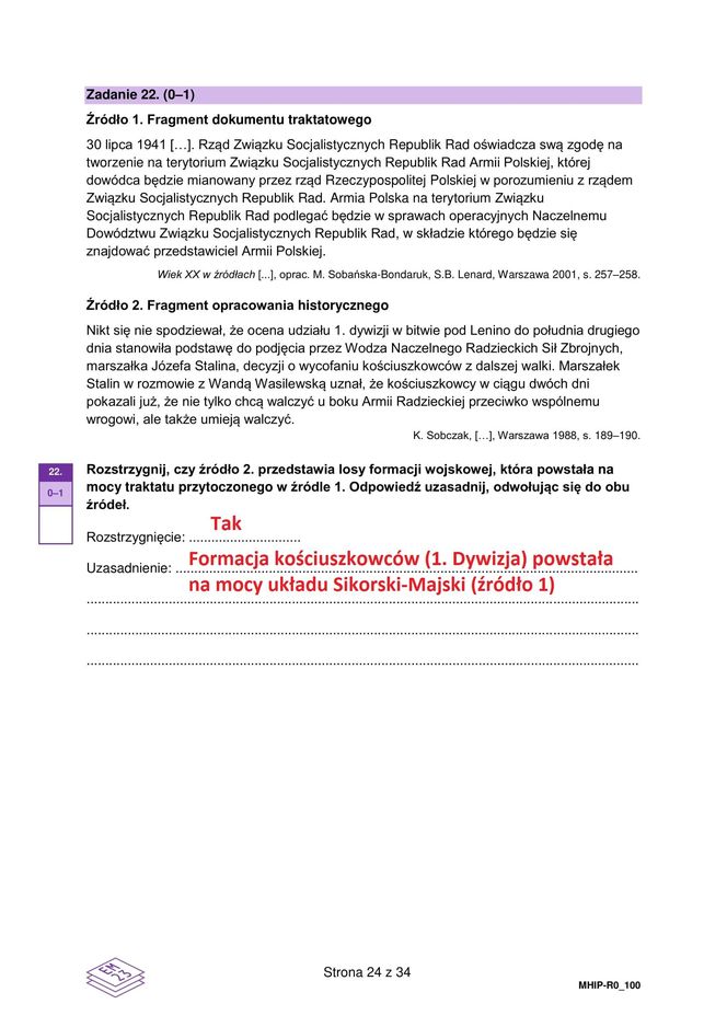 Matura historia 2025: Odpowiedzi i arkusze CKE [19.05.2025] nowa formuła 2023	
