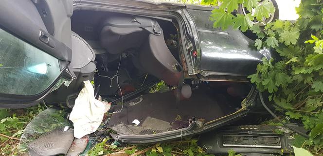Wypadek w  Boniowicach. 21-latek i 12-latek zostali ciężko ranni
