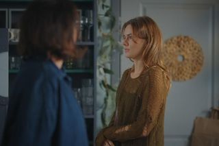 M jak miłość, odcinek 1845. Marysia (Małgorzata Pieńkowska), Franka (Dominika Kachlik)