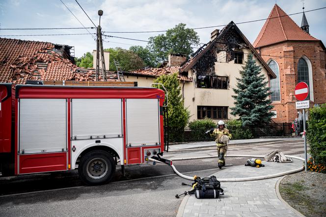 Tragedia w Nowym Stawie! W pożarze plebanii zginął ksiądz