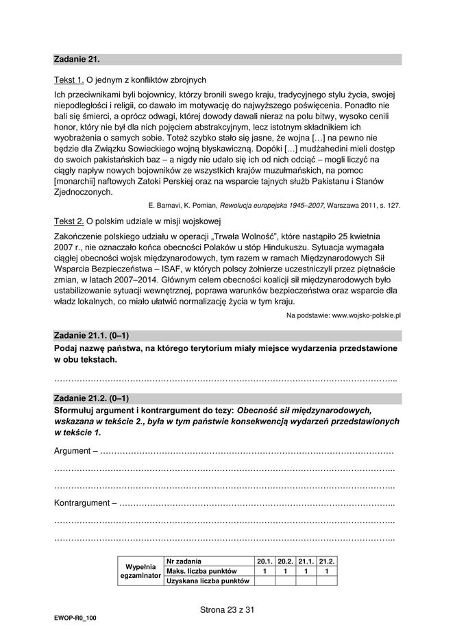 Matura 2025: WOS poziom rozszerzony 13.05.2025. ARKUSZE CKE [Formuła 2015]	
