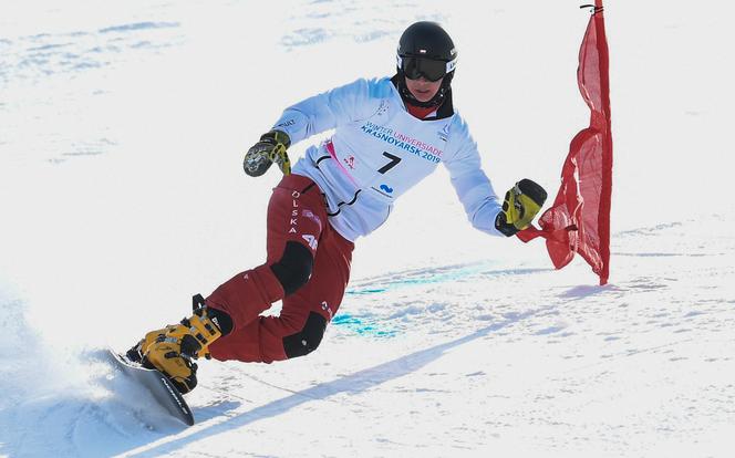 Oskar Kwiatkowski na stoku