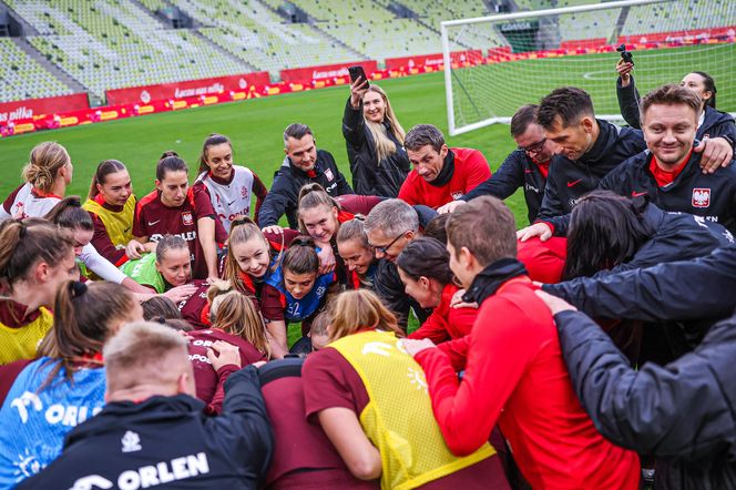 Marta Nawrocka na zgrupowaniu piłkarskiej reprezentacji kobiet