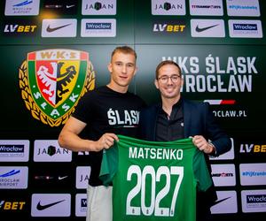 Yehor Matsenko przedłużył kontrakt ze Śląskiem Wrocław