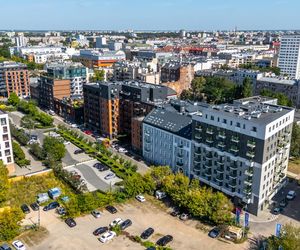 Port Praski w Warszawie z lotu ptaka