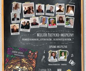 Wieczór poetycko-muzyczny „Szeptem palców... delikatnością dotyków…”