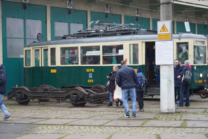 Katarzynki 2024 - wystawa tramwajów przy historycznej zajezdni przy ulicy Madalińskiego