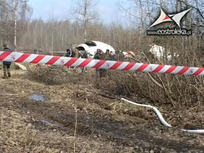 Makabryczne zdjęcia ze Smoleńska - ciała i resztki samlotu - 18+ 