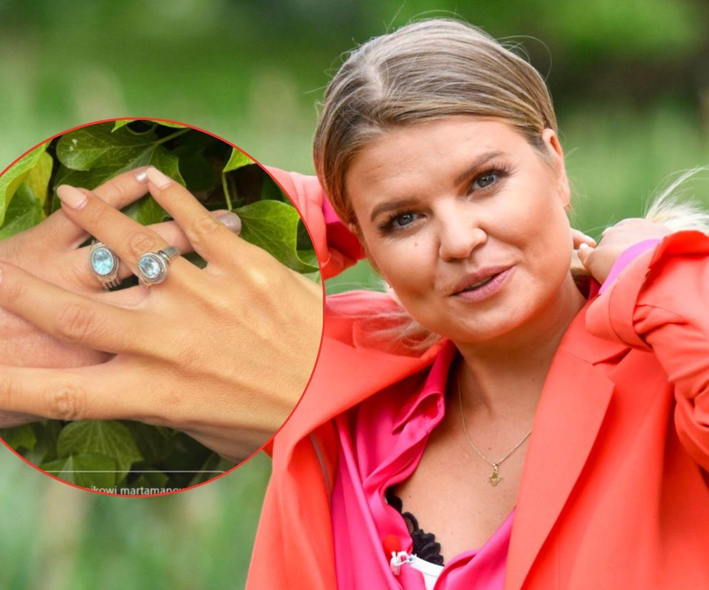Marta Manowska pokazała pierścionek