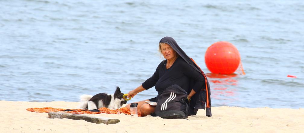 Na plaży już jesień