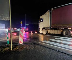 Wypadek Wielka Wieś. Potrącenie pieszego 