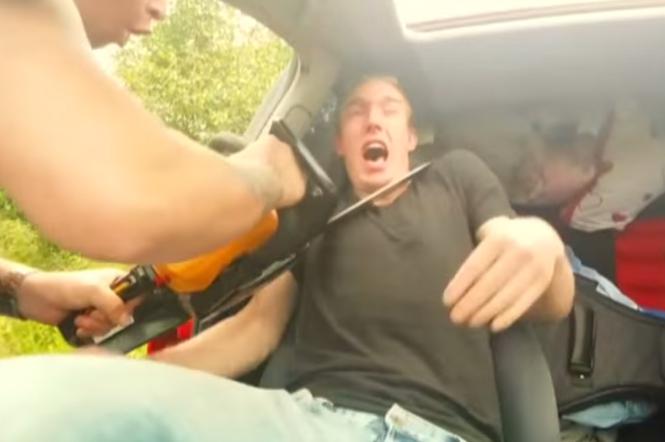 Prank z piłą łańcuchową - okrutny żart z internetu