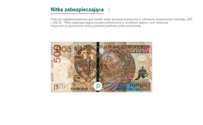 Banknot 500 złotych. Jak poznać czy jest prawdziwy?