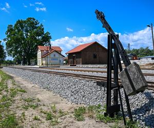 Odnowiona stacja kolejki wąskotorowej w Kańczudze