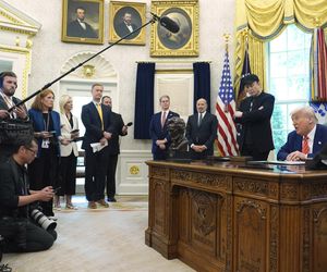 Elon Musk w Białym Domu z podbitym okiem 