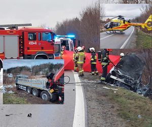 Śmierć na drodze krajowej nr 9 w Rudniku. Zginął 73-letni mężczyzna