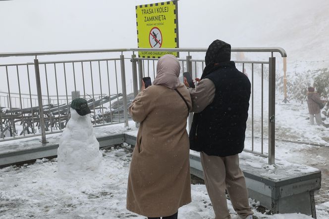 Zima w Tatrach na początku października