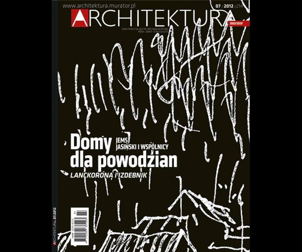 Okładka Miesięcznik Architektura 07/2012