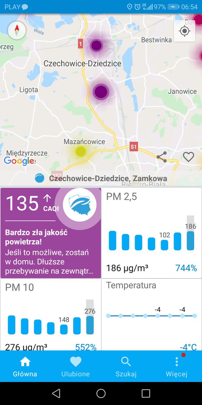 Fatalna jakość powietrza w woj. śląskim! Normy przekroczone o setki procent [ZDJĘCIA]