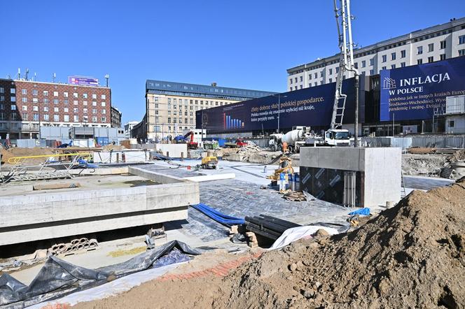 Budowa parkingu podziemnego pod placem Powstańców. Byliśmy pod ziemią 