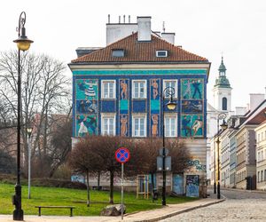 Mozaika na Mostowej 9a w Warszawie