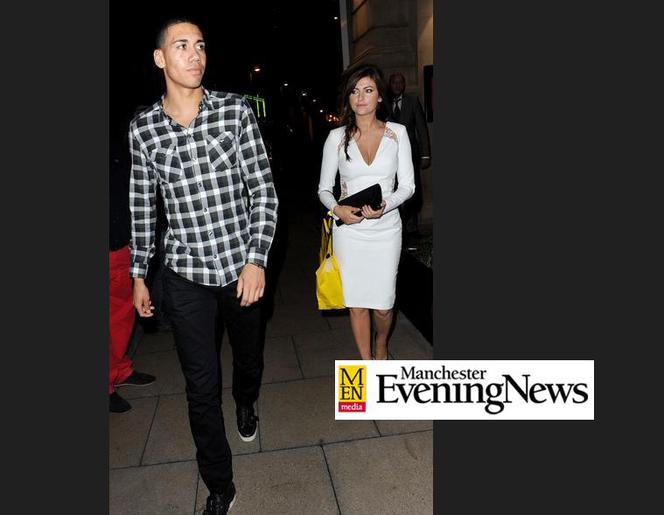 Wigilia Manchesteru United, Chris Smalling z dziewczyną Sam Cooke