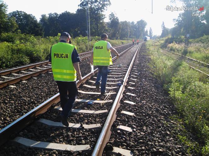 Wypadek na torach w Zabrzu