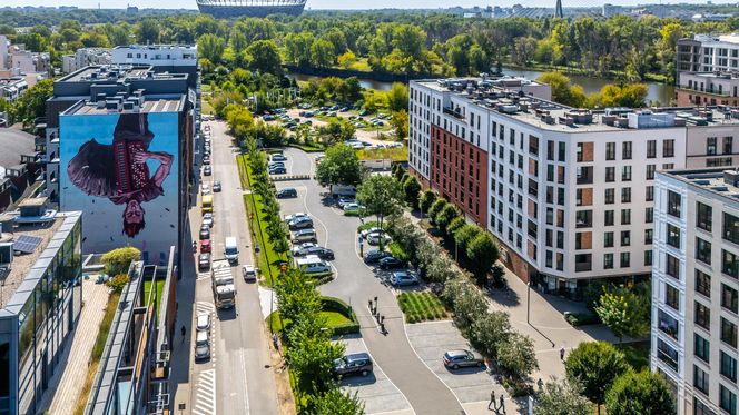 Port Praski w Warszawie z lotu ptaka