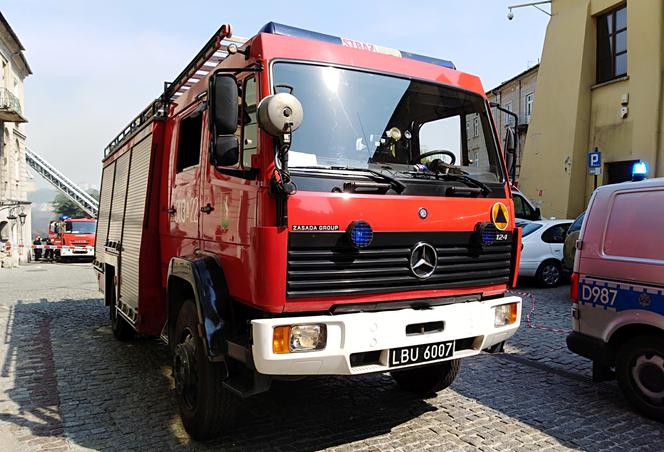 Pożar kamienicy na Starym Mieście w Lublinie!