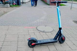 Porzucone hulajnogi w Szczecinie