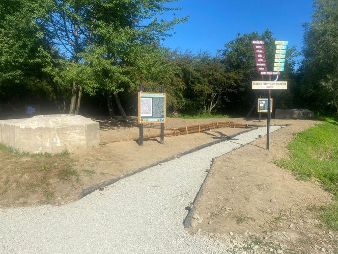 Skansen fortyfikacji polowych w Barcicach 