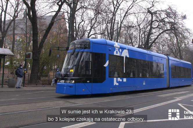 W Krakowie tramwaj nie potrzebuje prądu, bo jeździ na baterie