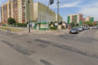 Skrzyżowanie ulic Gajowej z Hallera