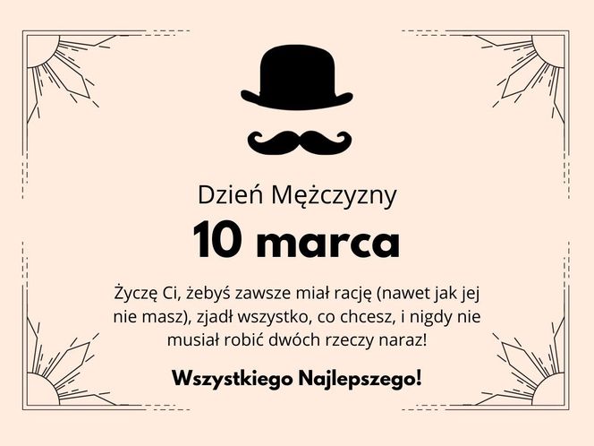 Dzień Mężczyzny - śmieszne życzenia i wierszyki