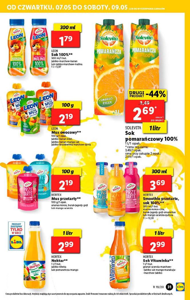 Ceny podstawowych produktów - LIDL