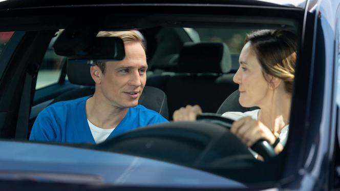 Na dobre i na złe, odcinek 721. Kasia (Ilona Ostrowska), Michał (Mateusz Janicki)
