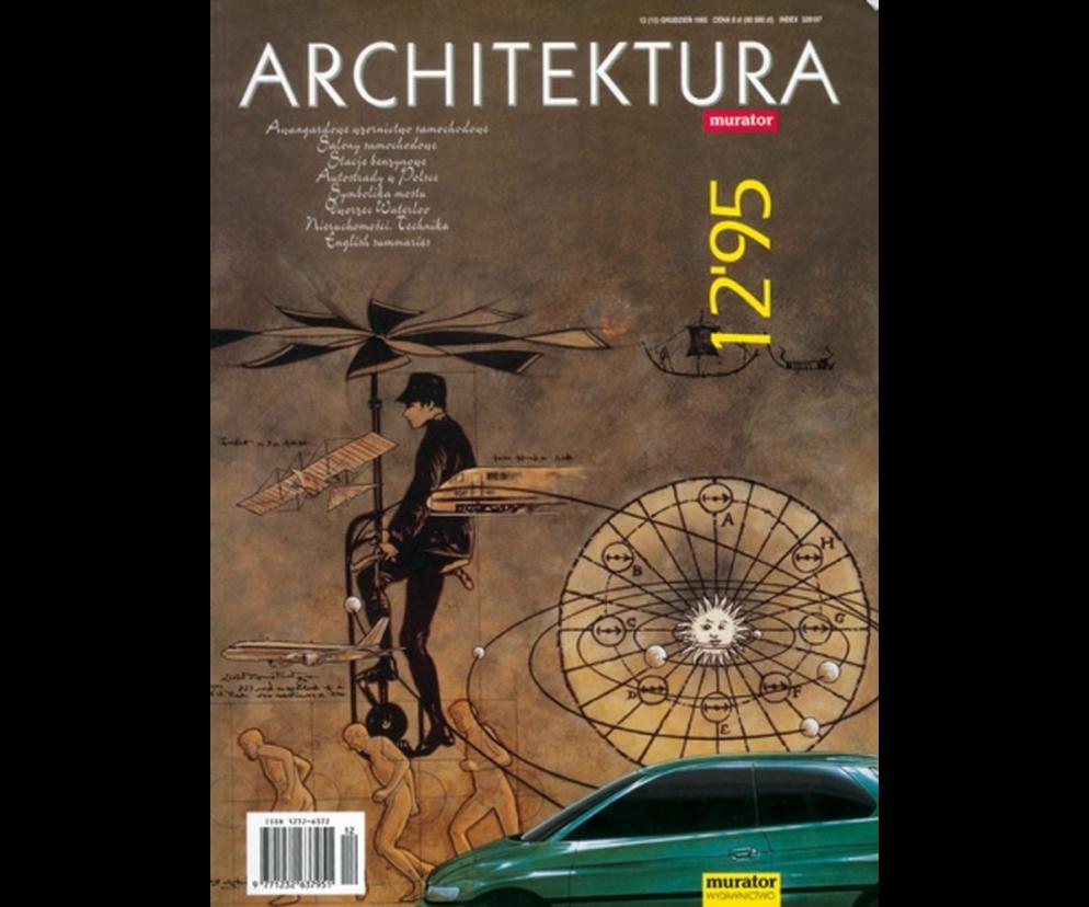 Okładka Miesięcznik Architektura 12/1995