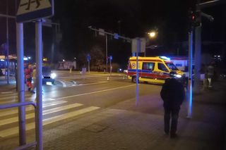 Wypadek na skrzyżowaniu ulic Wernera i Malczewskiego