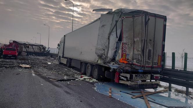 Wypadek na S5 między Lesznem a Bojanowem