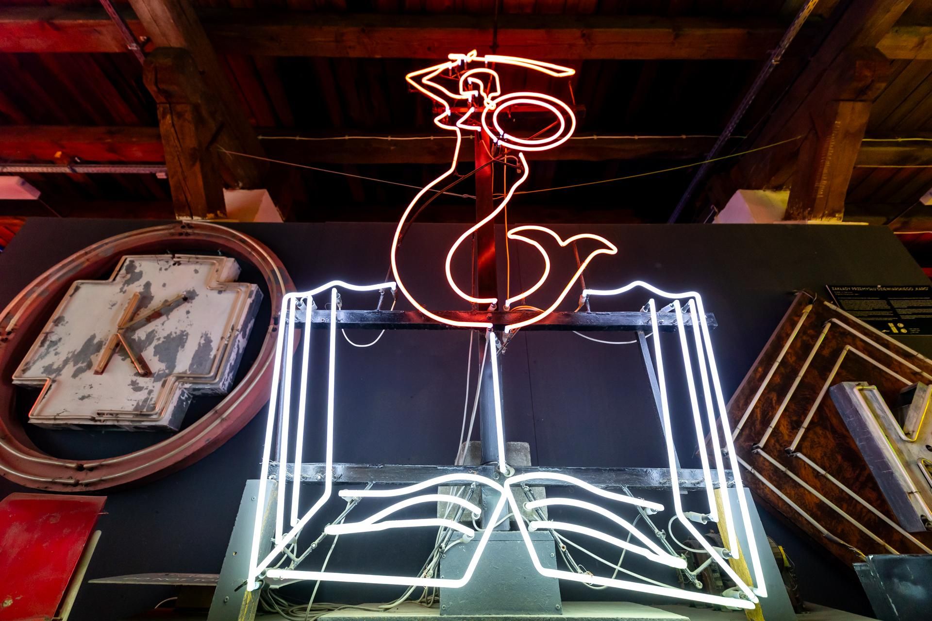 Neony z Muzeum Neonów w Warszawie