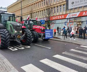 Protest rolników w Olsztynie 20 lutego