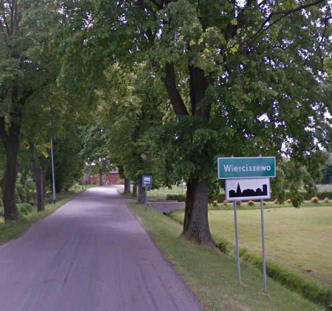 Wierciszewo i strumień Rowianka