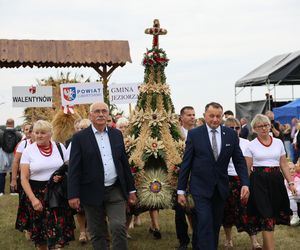 Korowód dożynkowy na dożynkach wojewódzkich 2025 w Świdniku