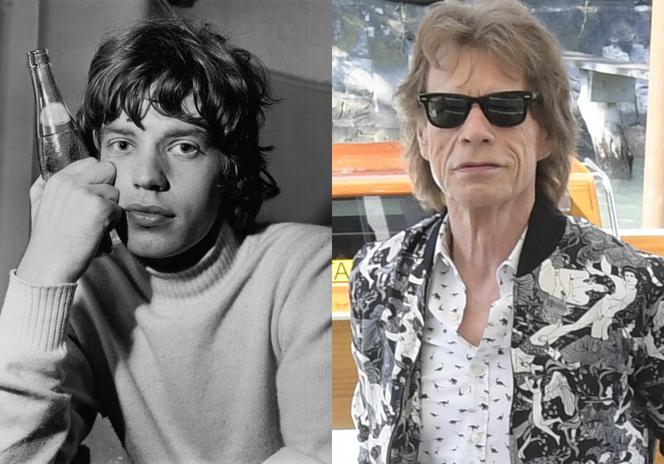 Mick Jagger kiedyś i dziś