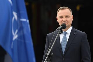 Prezydent Andrzej Duda w Gdyni . Podpisał ustawy wzmacniające NATO