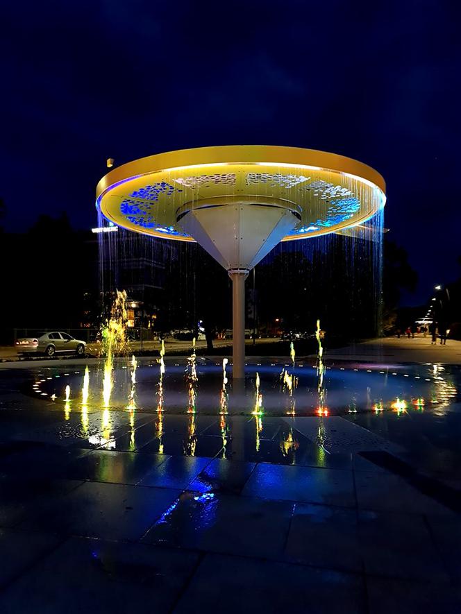 Nowa fontanna w Świnoujściu