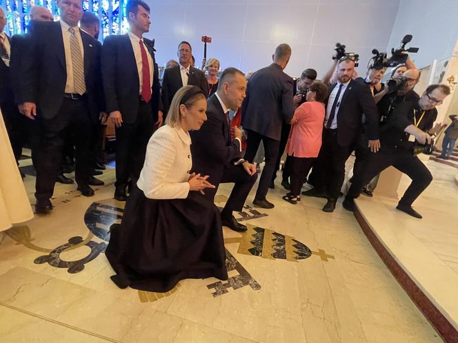Karol Nawrocki z małżonką w USA. Tak przyjęto ich w Doleystown