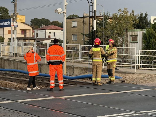 Warszawa Wesoła. Pociąg śmiertelnie potrącił kobietę