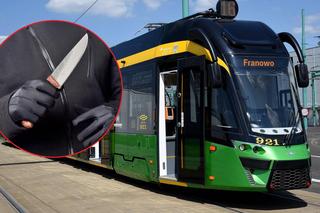 Nożownik w tramwaju! Groza na ulicach Poznania