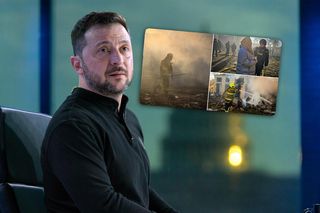 Zełenski wzywa do rozejmu! Chodzi o nocny atak Rosjan? W kierunku Ukrainy wystrzelono prawie 70 rakiet [ZDJĘCIA]